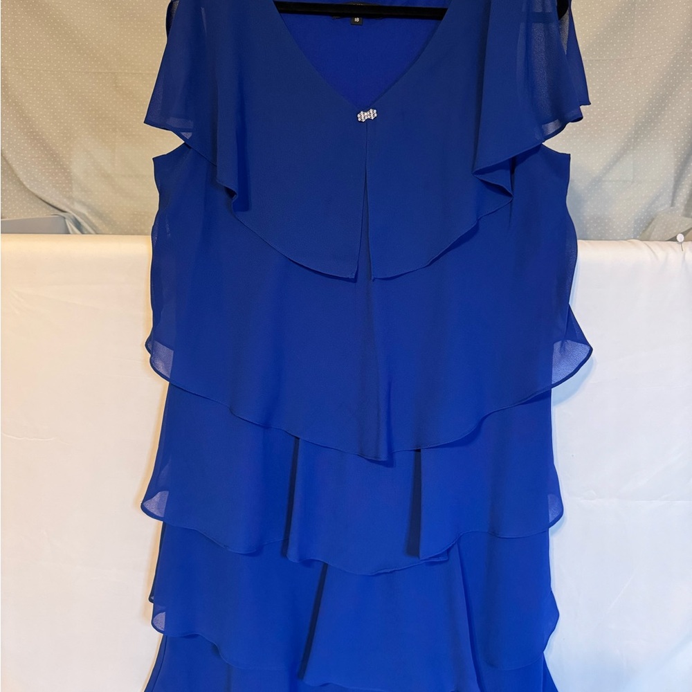 Ignite Royal Blue Evening Dress